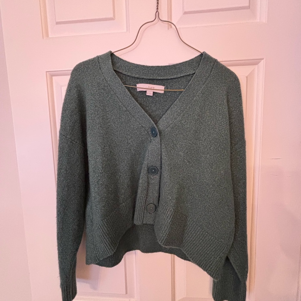 LOFT Green Women's Cardigan